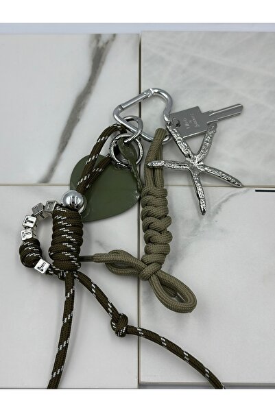 Lumiera حقيبة خضراء مفصلة على شكل نجمة ومفتاح، زخرفة إكسسوارات حقيبة ساحرة