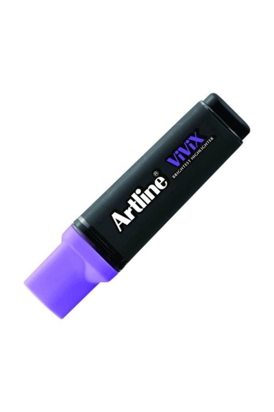 artline Vivix Parlak Mürekkepli Fosforlu Kalem Kesik Uç:2,0-5,0mm Mor