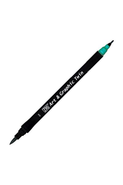Zig Art & Graphic Twin Marker Drawing Pen 54 French Green