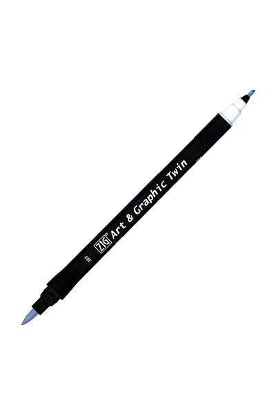 Zig Art & Graphic Twin Marker Drawing Pen 303 Sky Blue