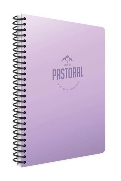 Gıpta Pastoral Spiral Plastic Cover Notebook 17X24 60 Yp.Kareli