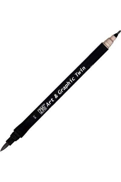 Zig Art & Graphic Twin Marker Drawing Pen 815 Warm Gray 15