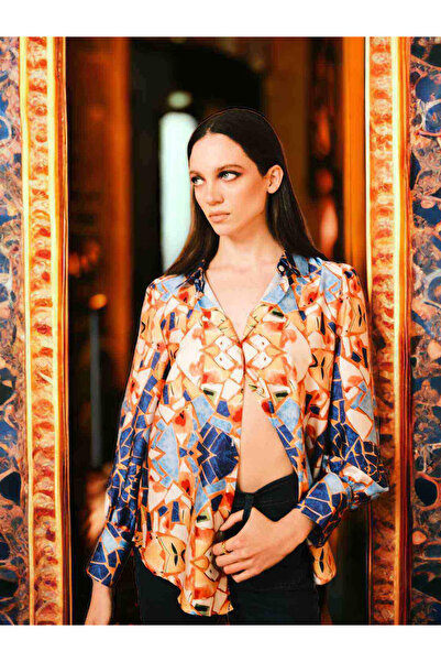 A MARILLA'S İSTANBUL İpek Dokuma Saten Marilla Gömlek