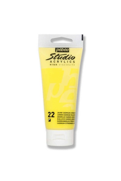 Pebeo Studio Akrilik Boya 100ml Lemon Cadmium Yellow