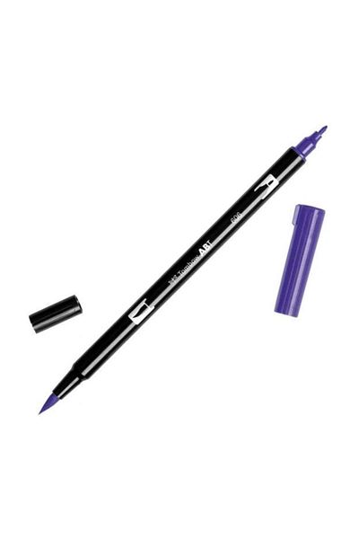 Tombow Ab-t Dual Brush Pen Grafik Kalemi Violet 606