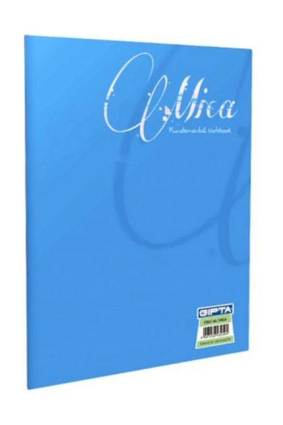 Gıpta Copertă din plastic cu cusătură din sârmă Mica Notebook A5 80 coli în carouri