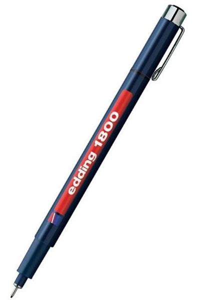 Edding E-1800 0.5 mm Black Technical Drawing Pen