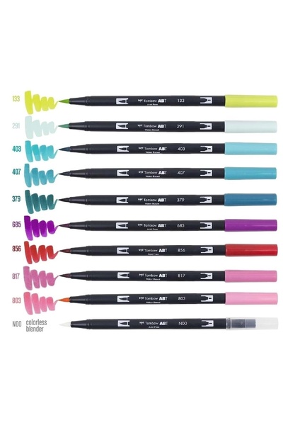 Tombow Ab-T Dual Brush Pen Graphic Pen Lilac 620