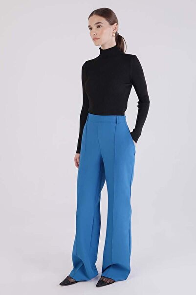 ALLDAY Saks- Ribbed Palazzo Trousers