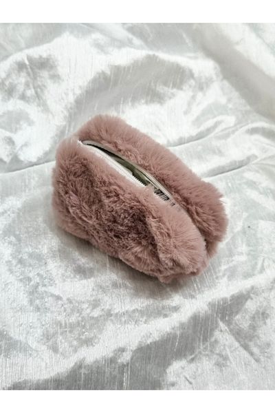 Brassito Women's Coin Purse Plush Color Choice Keychain Stylish Design