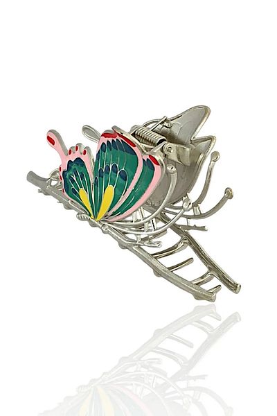 SHEKER HOME Young Girl and Adult Women Colorful Butterfly Metal Latch Buckle