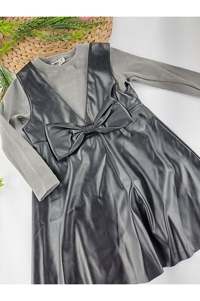 Butik Costum dublu pentru fete și Bady - Detaliu fundă