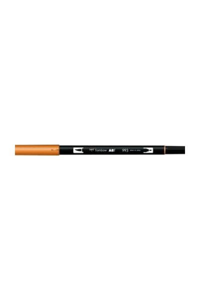 Tombow Dual Brush Pen Ab-T Graphic Pen - Chrome Orange 993