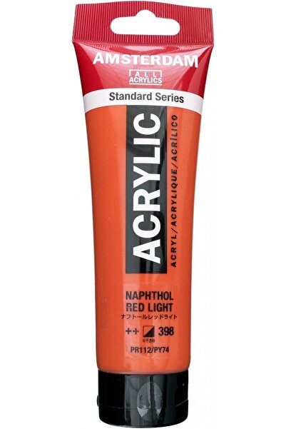 Talens Amsterdam Standart Akrilik Boya 120ml Naphthol Red Light / 398