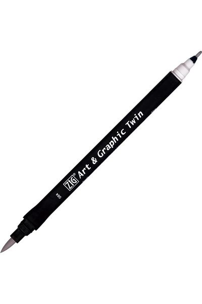 Zig 84 Cool Gray Twin Marker Drawing Pen - Simple and Stylish