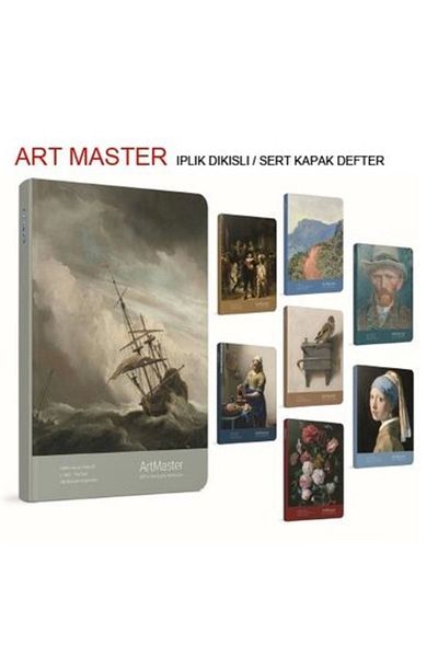 Gıpta Gıpta Art Master Thread Stitched Hard Cover Notebook 17x24 120 Sheets Unlined