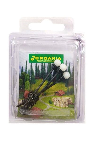 Jordania Electric Garden Street Lamp - Single, 6V, 1/100, 3-Piece T22