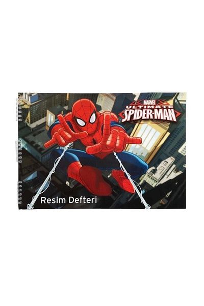 Örümcek Adam Sharp Color Picture Notebook 25 X 35 Cm Spiral 15 Sheets