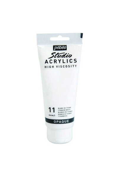 Pebeo Studio Akrilik Boya 100ml Titanium White