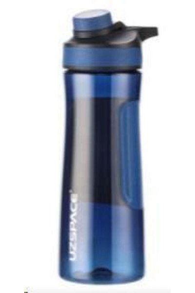 Uzspace Blue Tritan 700 ml Flask with Screw Safety Lid 9010