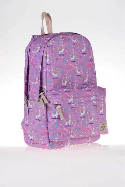 KAUKKO Σακίδιο πλάτης Lama Lilac Nature - K1329