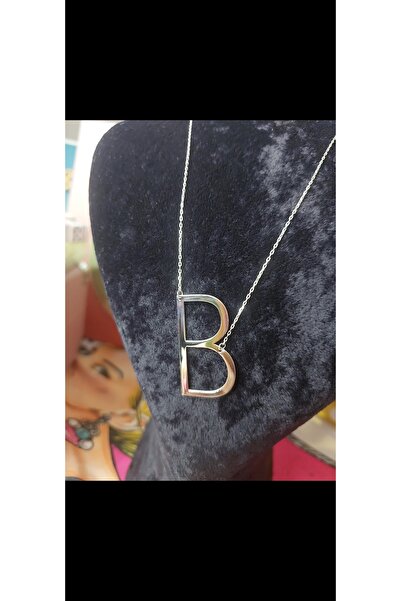 Butik BÜYÜK PONT HARF GÜMÜŞ KOLYE