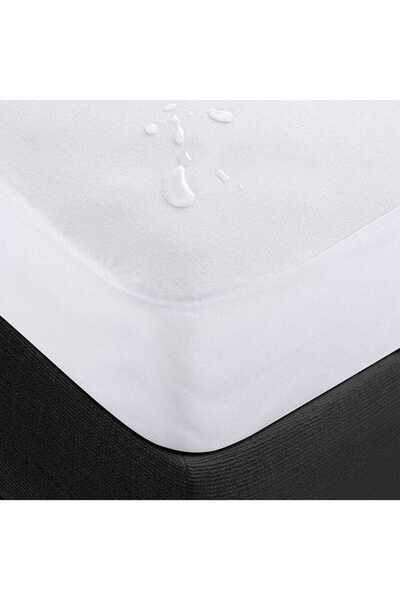 CPU ELEKTRONİK 150x200 Cm Double Fitted Plug-in Liquid-Proof Mattress Cover Cotton Mattress Protector