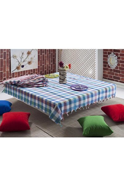 Mira Home 170x170 cmClassic Pattern Triple Table Cloth / Tablecloth