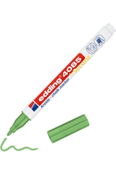 Edding 4085 Sıvı Tebeşir Kalemi Metalik Yeşil