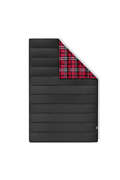 HAEGS Flanel Kamp Battaniyesi Yorganı Seyahat Dış Mekan Kamp Çadır Karavan Battaniye 215-150cm Siyah