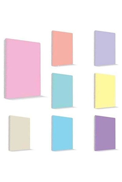 Umix My Note Flex Pastel A4 80 Sheets Husă din plastic spiralat cu dungi