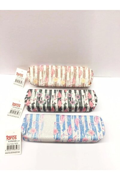 Taros Simli Kalem Çantası Flamingo Desenli Kalemlik - 1 Adet