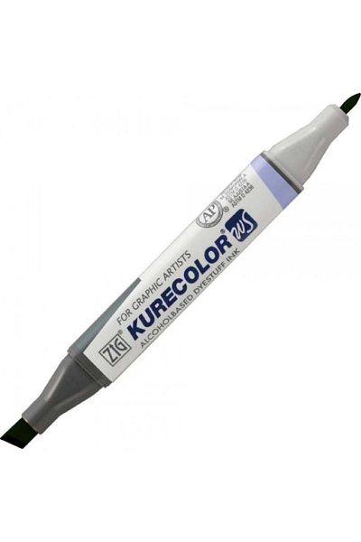 Zig Kurecolor Twin S Graphic Drawing Pen 539 Marine Green