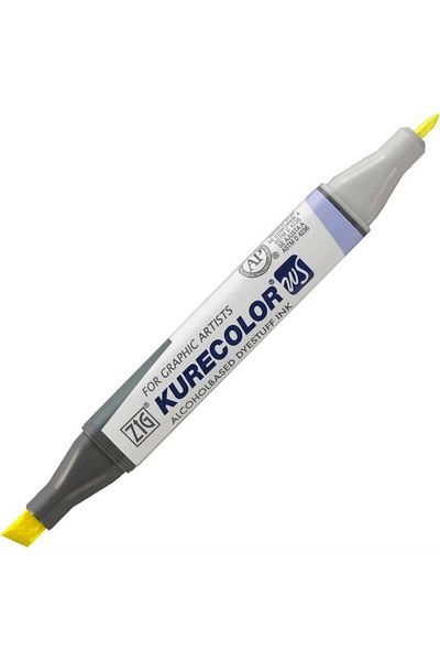 Zig Twin S 102 Model Lemon Yellow Graphic Drawing Pen
