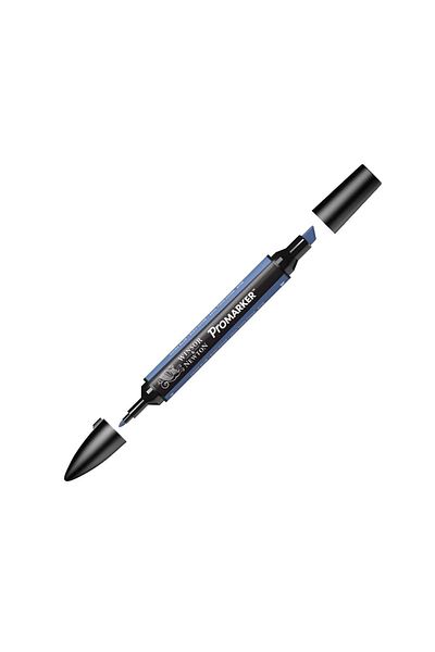 Winsor Newton Promarker Çift Uçlu Alkol Bazlı Grafik Çizim Kalemi China Blue 198 (B736)