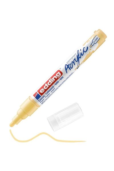 Edding Ed5100915 Acrylic Marker Medium Tip 2.0-3.0mm Pastel Yellow