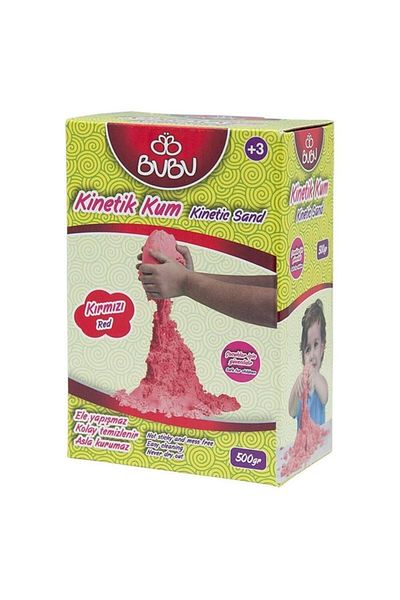 Bubu Bu-Bu Play Sand 500 Gr.Red - Ku0006