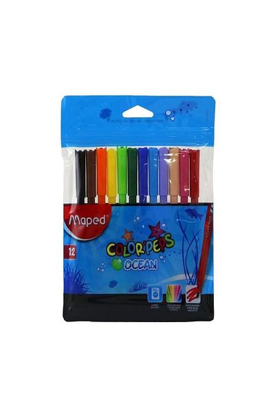 Maped 845720   Color Peps 12 Color Sealed Pen