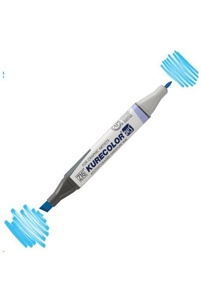 Zig Kurecolor Kc3000 - Twin S Patterned Cobalt Blue Marker Pen 305