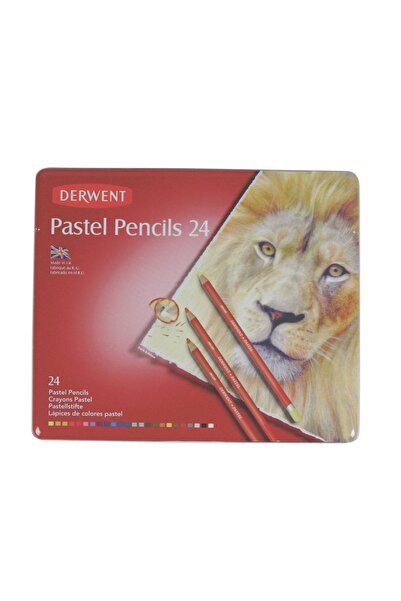 Derwent PASTEL KALEM 24LÜ TENEKE KUTU
