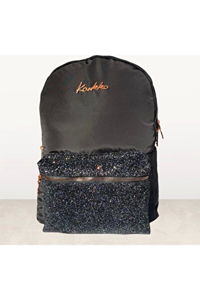 KAUKKO Alex Schoeller Black Stoned Ant Bright Backpack