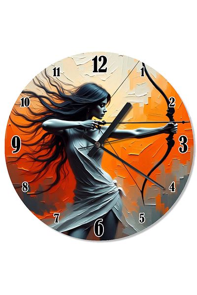 ekart Archery Master Women's Retro Wall Clock