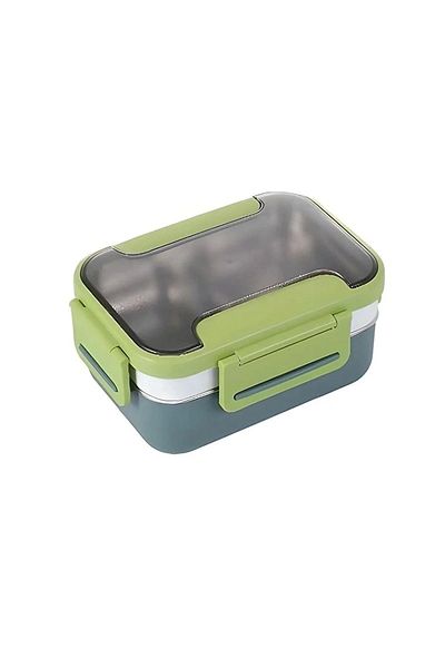 Vagon Green Stainless Steel Lunch - Double Layer Lunch Box 1200ml