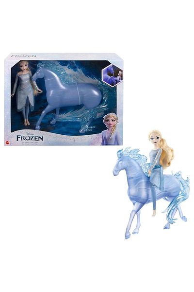 DİSNEY PRİNCESS Frozen Fashion Doll Elsa & Nokk Horse Set HLW58