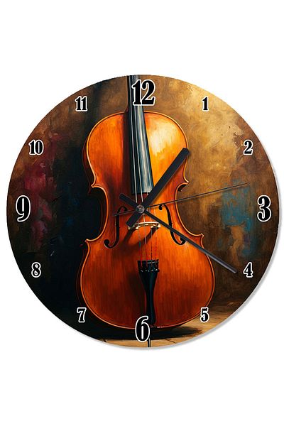 ekart Elegant Violin's Melody Analog Wall Clock
