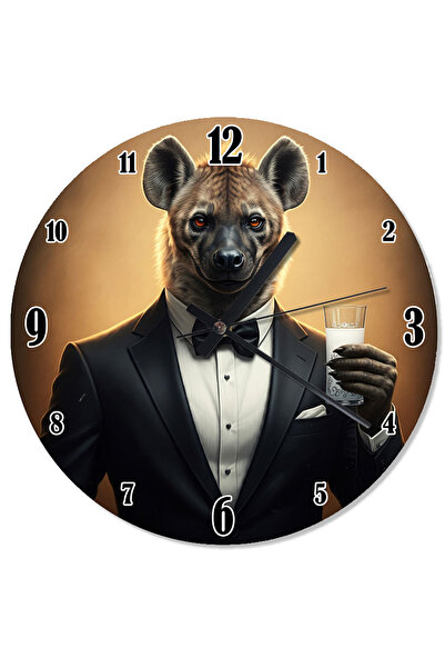 karizmart ساعة حائط بتصميم خاص للشرب من Hyena
