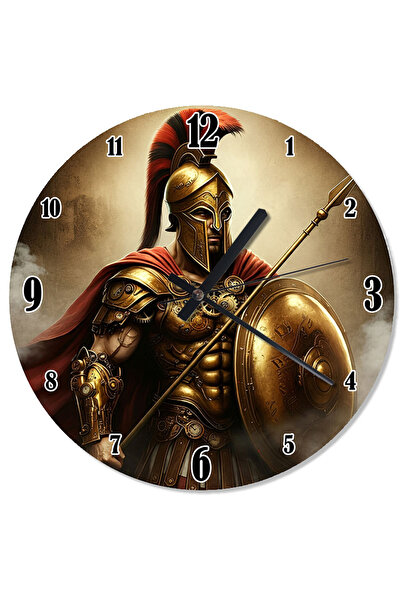 ekart ساعة حائط محارب روماني مدرع مع عث