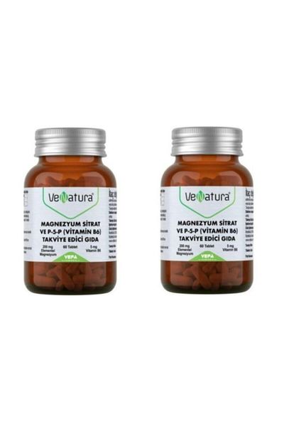 VeNatura Magnesium Citrate & Vitaminc B6, 120 Tablets