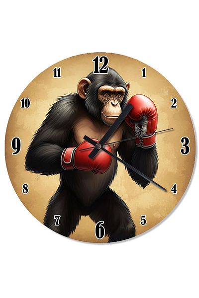 ekart Boxer Strong Monkey Analog Wall Clock