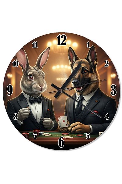 ekart Tuxedo Animal Shaped Wall Clock
